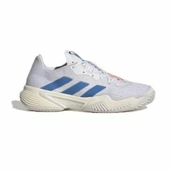 New 🧨 Adidas Men's Barricade Tennis 👞 Shoes Cloud White Pulse Blue ⭐