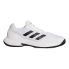 New ❤️ Adidas Men's GameCourt 2.0 Tennis 👞 Shoes Cloud White Core Black 👍