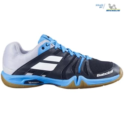 Best Pirce 🔔 Babolat Shadow Team Men's Indoor 👞 Shoes Black Blue ⭐