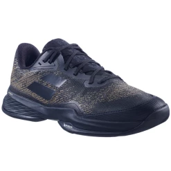 Hot Sale 😍 Babolat Men's Jet Mach 3 Wide Tennis 👞 Shoes Black Gold 🎁 -Adidas Shop SMBA25922JetMach3WideBlack P4