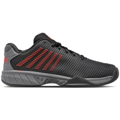 Cheap ❤️ K-Swiss Men's Hypercourt Express 2 Tennis 👞 Shoes Jet Black Steel Grey 🛒