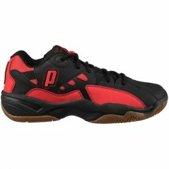 Best Sale 🌟 Prince NFS II Men's Indoor 👞 Shoes - Black/Red 🔔