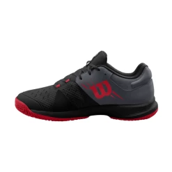 Cheapest ✨ Wilson Men's Kaos Comp 3.0 Tennis 👞 Shoes Black Red 🎁 -Adidas Shop SMWI27820KaosCom3BlackRed P4