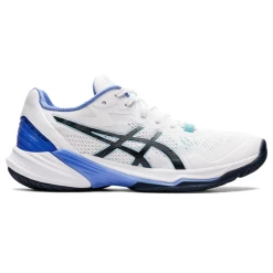 Top 10 😀 Asics 👩 Women's Gel Sky Elite FF 2 Indoor Court 👟 Shoes White French Blue 🛒