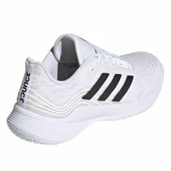 Best Sale 🎁 Adidas 👩 Women's Novaflight Indoor Court 👟 Shoes White Silver Metallic ⌛ -Adidas Shop SWAD28065WNovaflightWhite P4