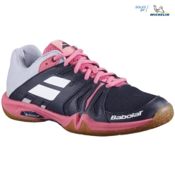 Wholesale ✨ Babolat Shadow Team 👩 Women's Indoor 👟 Shoes Black Pink 🎁 -Adidas Shop SWBA24573WShadowTeamBlackPink P3