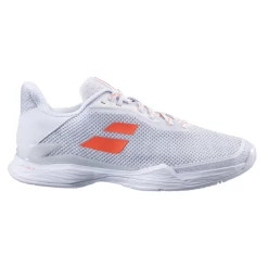 Promo ✨ Babolat 👩 Women's Jet Tere Tennis 👟 Shoes White Living Coral ⌛